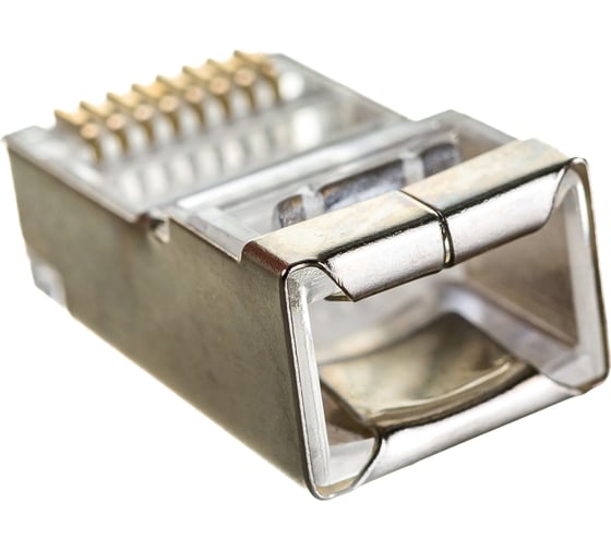 Вилка Cablexpert RJ-45 8P8C универсальная кат.5e экранирован контакты 30 мкр 100 шт. PLUG5SP