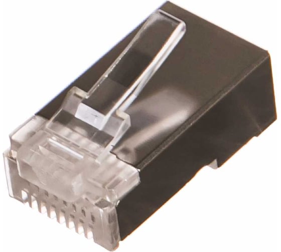 Вилка Cablexpert RJ-45 8P8C универсальн кат.5e экранирован контакты 30мкр 10шт PLUG5SP/10