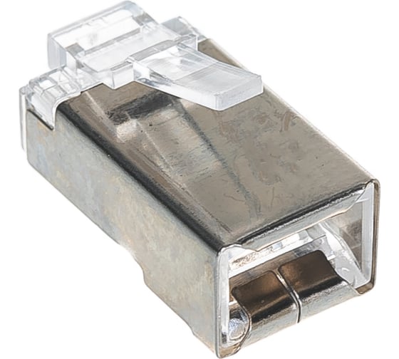 Вилка Cablexpert RJ-45 8P8C универсальн кат.5e экранирован контакты 30мкр 10шт PLUG5SP/10