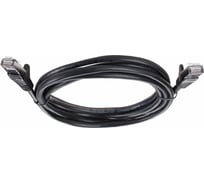 Литой патч-корд AOpen/Qust ftp кат.5e 7/0.16 черный 2m ANP522B-BK-2M