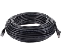 Литой патч-корд AOpen/Qust ftp кат.5e 7/0.16 черный 30m ANP522B-BK-30M