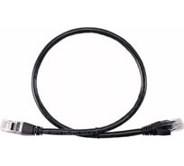 Литой патч-корд AOpen/Qust 7/0.20 utp кат.6 черный 0.5m ANP612B-BK-0.5M