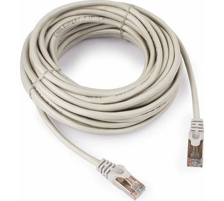 Многожильный патч-корд Cablexpert FTP кат.5e, 10м, литой, серый PP22-10M