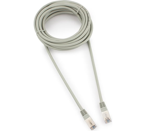 Многожильный патч-корд Cablexpert FTP кат.5e, 5м, литой, серый PP22-5m 1