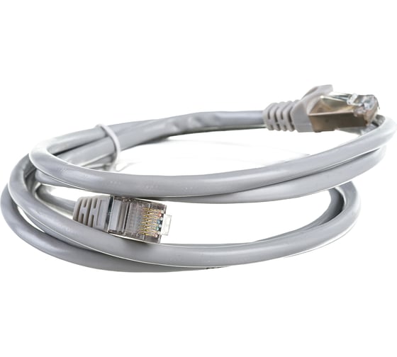 Многожильный патч-корд Cablexpert FTP кат.6, 2м, литой, серый PP6-2M