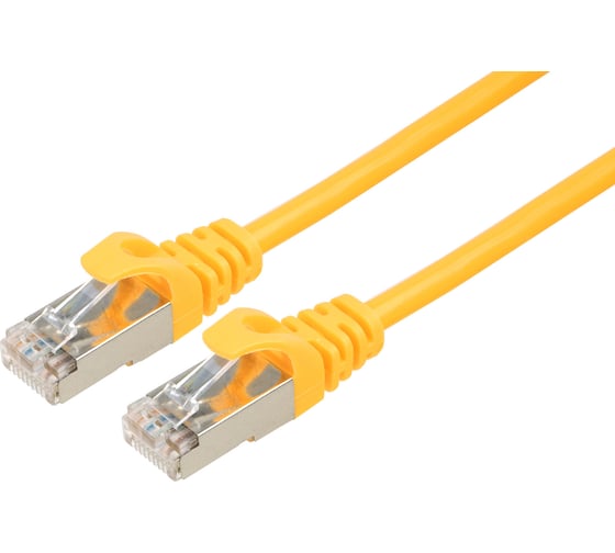 Многожильный патч-корд Cablexpert FTP кат.6, 5м, литой, жёлтый PP6-5M/Y-O 1
