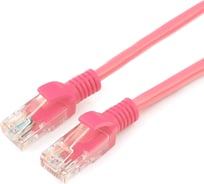 Многожильный патч-корд Cablexpert UTP кат.5e, 0.25м, литой, розовый PP12-0.25M/RO