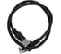 Многожильный патч-корд Cablexpert UTP кат.5e, 0.5м, литой, черный PP12-0.5M/BK 2