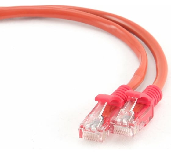 Патч-корд Cablexpert UTP кат.5e, 0.5м, литой, многожильный красный PP12-0.5M/R