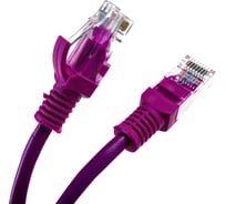 Многожильный патч-корд Cablexpert UTP кат.5e, 1.5 м, литой, фиолетовый PP12-1.5M/V
