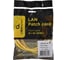 Многожильный патч-корд Cablexpert UTP кат.5e, 1.5м, литой, желтый PP12-1.5M/Y 2