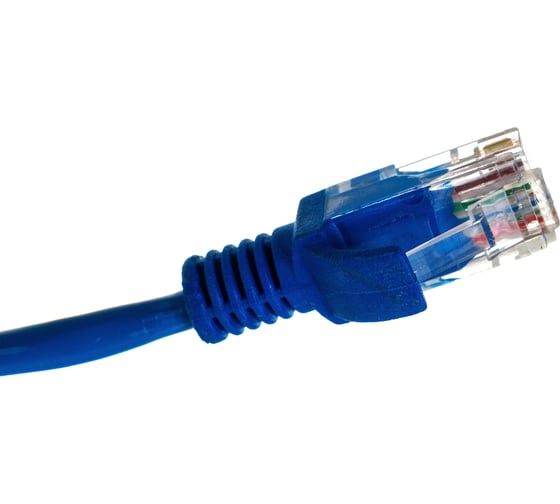 Многожильный патч-корд Cablexpert UTP кат.5e, 10м, литой, синий PP12-10M/B