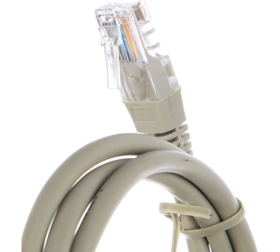 Многожильный патч-корд Cablexpert UTP кат.5e, 1м, литой, серый PP12-1M