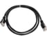 Многожильный патч-корд Cablexpert UTP кат.5e, 1м, литой, чёрный PP12-1M/BK 3