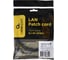 Многожильный патч-корд Cablexpert UTP кат.5e, 1м, литой, чёрный PP12-1M/BK 5