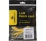Многожильный патч-корд Cablexpert UTP кат.5e, 1м, литой, жёлтый PP12-1M/Y 3