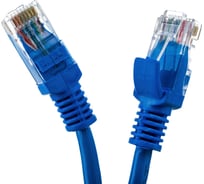 Многожильный литой патч-корд Cablexpert UTP кат.5e, 20м, синий PP12-20M/B