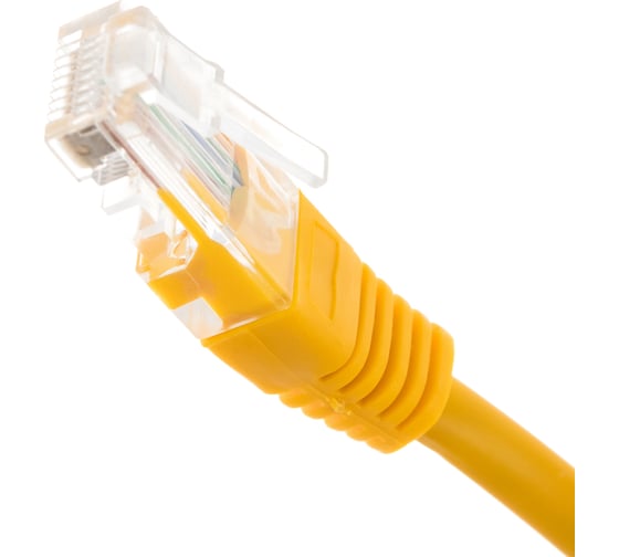 Патч-корд Cablexpert UTP кат.5e, 20м, литой, многожильный жёлтый PP12-20M/Y