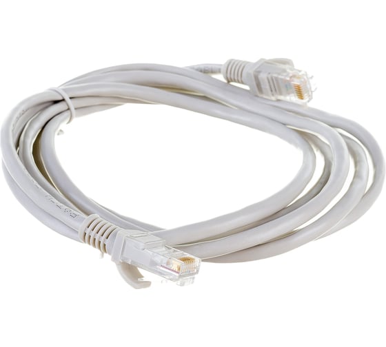 Многожильный патч-корд Cablexpert UTP кат.5e, 2м, литой, серый PP12-2M