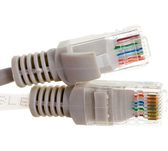 Многожильный патч-корд Cablexpert UTP кат.5e, 2м, литой, серый PP12-2M