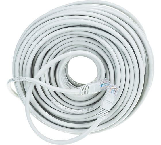Многожильный литой патч-корд Cablexpert UTP кат.5e, 30м, серый PP12-30M