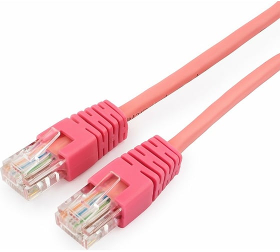 Многожильный патч-корд Cablexpert UTP кат.5e, 3м, литой, розовый PP12-3M/RO