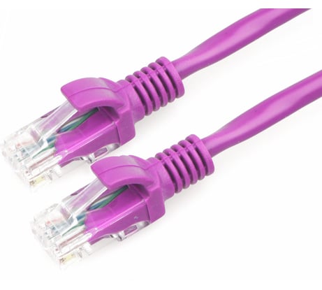 Многожильный патч-корд Cablexpert UTP кат.5e, 3м, литой, фиолетовый PP12-3M/V