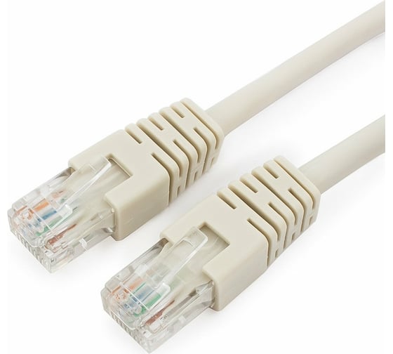 Патч-корд Cablexpert UTP кат.6, 0.25м, литой, многожильный серый PP6U-0.25M