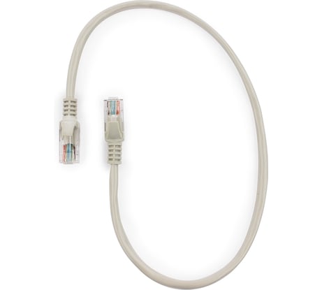 Патч-корд Cablexpert UTP кат.6, 0.5м, литой, многожильный серый PP6U-0.5M