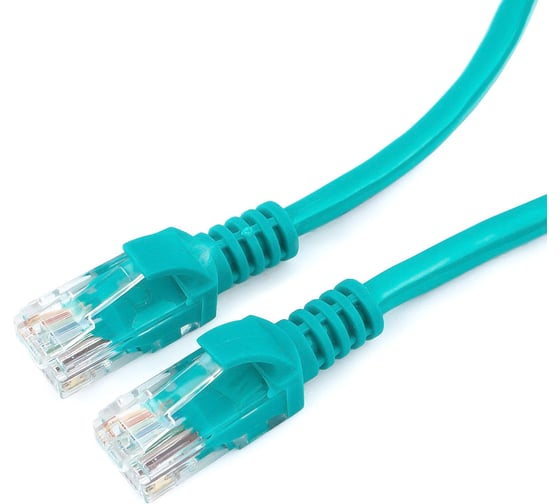 Патч-корд Cablexpert UTP кат.6, 0.5м, литой, многожильный зелёный PP6U-0.5M/G 1