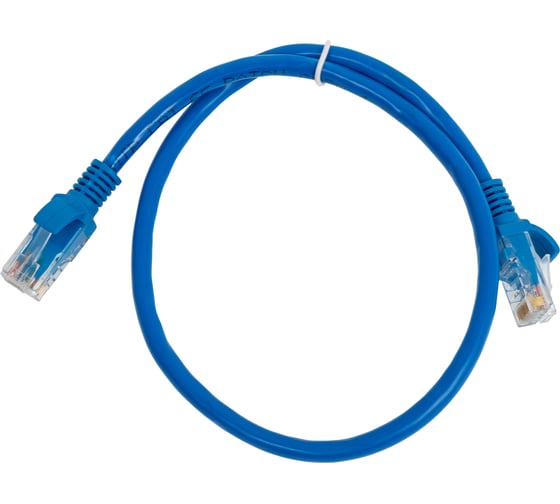 Многожильный патч-корд Cablexpert UTP кат.6, 0.5м, литой, синий PP6U-0.5M/B 1