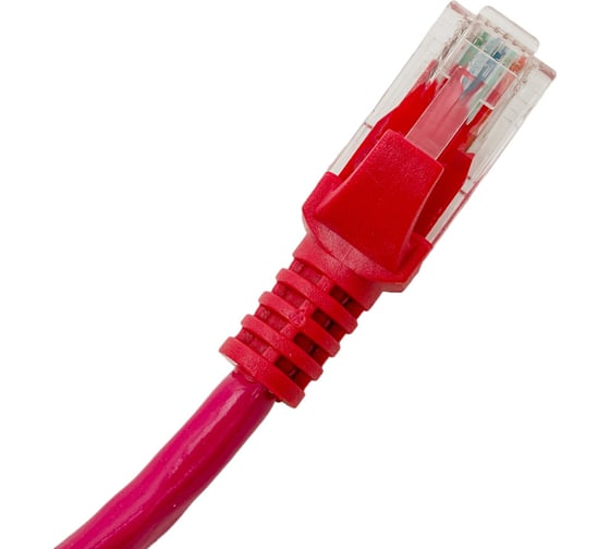 Многожильный патч-корд Cablexpert UTP кат.6, 1м, литой, красный PP6U-1M/R