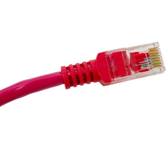 Многожильный патч-корд Cablexpert UTP кат.6, 1м, литой, красный PP6U-1M/R