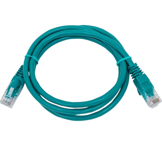 Многожильный патч-корд Cablexpert UTP кат.6, 1м, литой, зелёный PP6U-1M/G