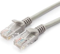 Патч-корд Cablexpert UTP кат.6, 5м, литой, многожильный серый PP6U-5M