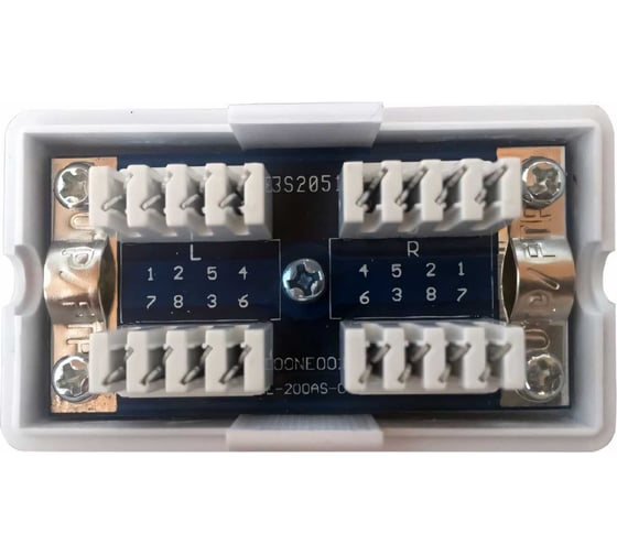 Соединитель Cablexpert NCA-LSAU5E-01 RJ-45 кат.5. UTP. Krone LSA NCA-LSAU5E-01