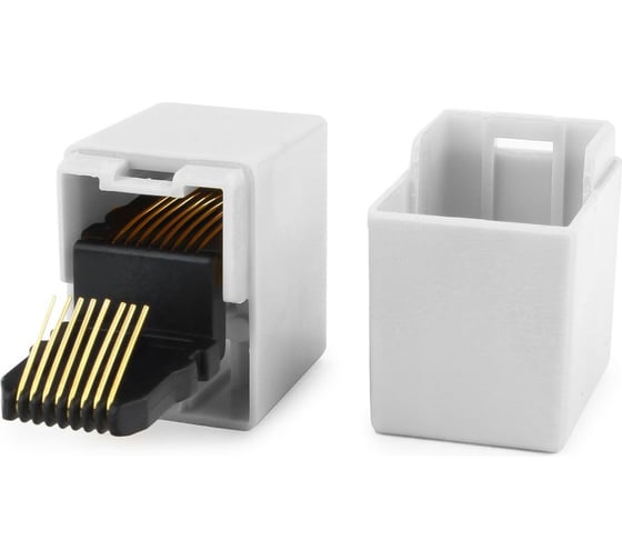 Соединитель Cablexpert RJ-45F/RJ-45F (кат.5e ), TA350/1