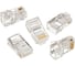 Вилка Cablexpert RJ-45 8P8C LC-8P8C-001 3-зубца кат.5e, 6 мкрн для одножильного кабеля 100 шт. LC-8P8C-001 (3-fork) 1