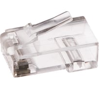 Вилка Cablexpert RJ-45 8P8C универсал кат5e со вставкой контакты 30мкр 100 PLUG5UP-INSERT