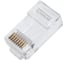 Вилка Cablexpert RJ-45 8P8C универсал кат5e со вставкой контакты 30мкр 100 PLUG5UP-INSERT 5