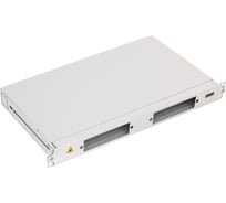 Оптический кросс NIKOMAX 19, выдвижной, стальной, серый TFB-RMC-1U