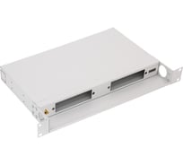 Оптический кросс NIKOMAX 19, стальной, серый TFB-RCL-1U