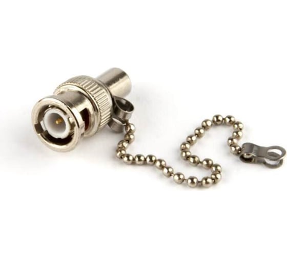 BNC-терминатор Hyperline TER-BNC-M-50-CHAIN 50 Ом с заземлением 26295