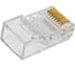 Сквозной (проходной) коннектор rj-45 (8p8c) Ripo cat.5e, универсальные ножи (упк.20шт.) 003-400034/20 3