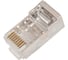 Экранированный коннектор rj-45 (8p8c) Ripo cat.5e, покрытие 3мкд (по 20 шт.) 003-400022/20 1