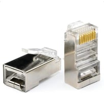 Экранированный коннектор rj-45 (8p8c) Ripo cat 5e (в упк. по 5шт) 003-400007/5