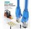 Прямой патч-корд VENTION UTP cat.6, RJ45 - 3м. Синий IBELI 6