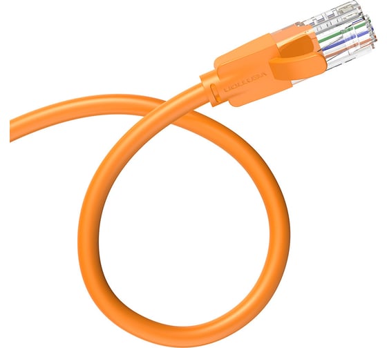 Прямой патч-корд VENTION UTP cat.6, RJ45 - 2м. Оранжевый IBEOH
