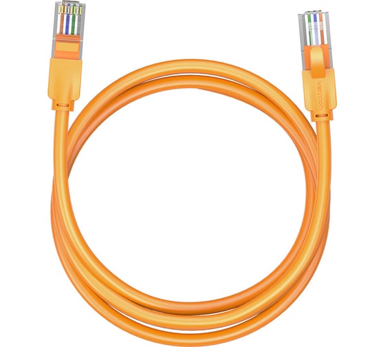 Прямой патч-корд VENTION UTP cat.6, RJ45 - 2м. Оранжевый IBEOH