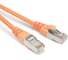 Патч-корд Hyperline PC-LPM-STP-RJ45-RJ45-C6-5M-LSZH-OR U/FTP, экранированный, Cat.6 (100 Fluke Component Tested), LSZH, 5 м, оранжевый 230374 1